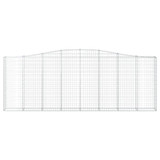 Lučne gabionske košare 10kom 400x30x140/160cm pocinčano željezo 3145860 Lučne gabionske košare 10kom 400x30x140/160cm pocinčano željezo 3145860