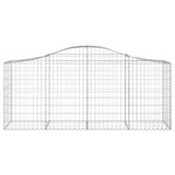 Lučne gabionske košare 9 kom 200x50x80/100 cm pocinčano željezo 3145626 Lučne gabionske košare 9 kom 200x50x80/100 cm pocinčano željezo 3145626