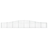 Lučne gabionske košare 15kom 400x30x40/60 cm pocinčano željezo 3145796 Lučne gabionske košare 15kom 400x30x40/60 cm pocinčano željezo 3145796