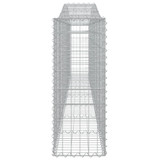 Lučne gabionske košare 7 kom 400x30x80/100 cm pocinčano željezo 3145818 Lučne gabionske košare 7 kom 400x30x80/100 cm pocinčano željezo 3145818