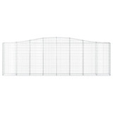 Lučne gabionske košare 8 kom 400x30x120/140cm pocinčano željezo 3145845 Lučne gabionske košare 8 kom 400x30x120/140cm pocinčano željezo 3145845