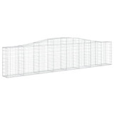 Lučne gabionske košare 10 kom 400x30x80/100cm pocinčano željezo 3145821 Lučne gabionske košare 10 kom 400x30x80/100cm pocinčano željezo 3145821