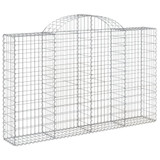 Lučne gabionske košare 6 kom 200x30x120/140cm pocinčano željezo 3146135 Lučne gabionske košare 6 kom 200x30x120/140cm pocinčano željezo 3146135