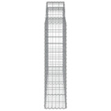 Lučne gabionske košare 6 kom 200x30x120/140cm pocinčano željezo 3146135 Lučne gabionske košare 6 kom 200x30x120/140cm pocinčano željezo 3146135