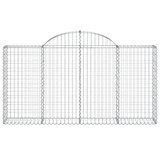 Lučne gabionske košare 4 kom 200x30x100/120cm pocinčano željezo 3146112 Lučne gabionske košare 4 kom 200x30x100/120cm pocinčano željezo 3146112