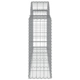 Lučne gabionske košare 4 kom 200x30x80/100 cm pocinčano željezo 3146091 Lučne gabionske košare 4 kom 200x30x80/100 cm pocinčano željezo 3146091