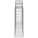 Lučne gabionske košare 8 kom 200x30x100/120cm pocinčano željezo 3146116 Lučne gabionske košare 8 kom 200x30x100/120cm pocinčano željezo 3146116