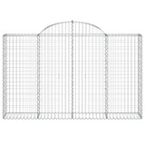 Lučne gabionske košare 13kom 200x30x120/140cm pocinčano željezo 3146142 Lučne gabionske košare 13kom 200x30x120/140cm pocinčano željezo 3146142