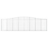 Lučne gabionske košare 9 kom 400x30x100/120cm pocinčano željezo 3145833 Lučne gabionske košare 9 kom 400x30x100/120cm pocinčano željezo 3145833