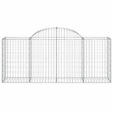 Lučne gabionske košare 8 kom 200x50x80/100 cm pocinčano željezo 3146305 Lučne gabionske košare 8 kom 200x50x80/100 cm pocinčano željezo 3146305