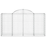 Lučne gabionske košare 20kom 200x50x100/120cm pocinčano željezo 3146335 Lučne gabionske košare 20kom 200x50x100/120cm pocinčano željezo 3146335