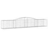 Lučne gabionske košare 3 kom 400x50x60/80 cm pocinčano željezo 3146971 Lučne gabionske košare 3 kom 400x50x60/80 cm pocinčano željezo 3146971