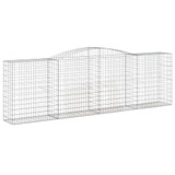 Lučne gabionske košare 7 kom 400x50x120/140cm pocinčano željezo 3147014 Lučne gabionske košare 7 kom 400x50x120/140cm pocinčano željezo 3147014