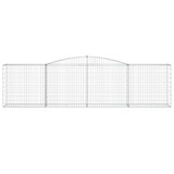 Lučne gabionske košare 4 kom 400x50x100/120cm pocinčano željezo 3146998 Lučne gabionske košare 4 kom 400x50x100/120cm pocinčano željezo 3146998