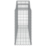 Lučne gabionske košare 2 kom 300x50x100/120cm pocinčano željezo 3146701 Lučne gabionske košare 2 kom 300x50x100/120cm pocinčano željezo 3146701