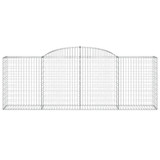 Lučne gabionske košare 7 kom 300x50x100/120cm pocinčano željezo 3146706 Lučne gabionske košare 7 kom 300x50x100/120cm pocinčano željezo 3146706