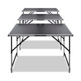 bxl Stol za Lijepljenje 3 kom Sklopivi Podesiva Visina 