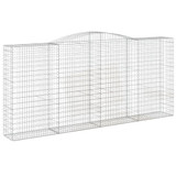 Lučne gabionske košare 2 kom 400x50x180/200cm pocinčano željezo 3147048 Lučne gabionske košare 2 kom 400x50x180/200cm pocinčano željezo 3147048