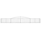 Lučne gabionske košare 6 kom 400x50x40/60 cm pocinčano željezo 3146961 Lučne gabionske košare 6 kom 400x50x40/60 cm pocinčano željezo 3146961