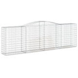 Lučne gabionske košare 9 kom 400x50x120/140cm pocinčano željezo 3147016 Lučne gabionske košare 9 kom 400x50x120/140cm pocinčano željezo 3147016