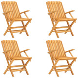 5-dijelni vrtni blagovaonski set od masivne tikovine 3155028