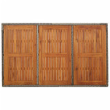 7-dijelni vrtni blagovaonski set sivi od poliratana 3185047