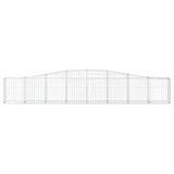 Lučne gabionske košare 20 kom 400x30x60/80 cm pocinčano željezo 3145810 Lučne gabionske košare 20 kom 400x30x60/80 cm pocinčano željezo 3145810