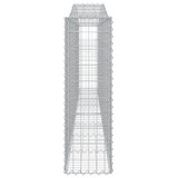 Lučne gabionske košare 8 kom 400x30x100/120cm pocinčano željezo 3145832 Lučne gabionske košare 8 kom 400x30x100/120cm pocinčano željezo 3145832