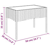 4-dijelna vrtna garnitura od poliratana s jastucima crna 319496