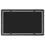 4-dijelna vrtna garnitura od poliratana s jastucima crna 319502