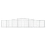 Lučne gabionske košare 2 kom 400x30x60/80 cm pocinčano željezo 3145800 Lučne gabionske košare 2 kom 400x30x60/80 cm pocinčano željezo 3145800