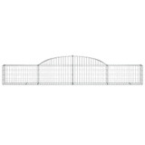 Lučne gabionske košare 5 kom 300x30x40/60 cm pocinčano željezo 3146470 Lučne gabionske košare 5 kom 300x30x40/60 cm pocinčano željezo 3146470