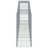 Lučne gabionske košare 3 kom 400x50x100/120cm pocinčano željezo 3146997 Lučne gabionske košare 3 kom 400x50x100/120cm pocinčano željezo 3146997