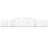 Lučne gabionske košare 10 kom 400x50x60/80 cm pocinčano željezo 3146978 Lučne gabionske košare 10 kom 400x50x60/80 cm pocinčano željezo 3146978