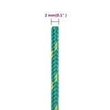 Brodski konop zeleni 2 mm 250 m od polipropilena 152691