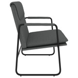 Klupa tamnosiva 100 x 64 x 80 cm od tkanine 351352