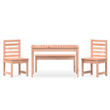4-dijelni vrtni blagovaonski set od masivnog drva duglazije 3154706