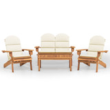 4-dijelna vrtna garnitura Adirondack od masivnog drva bagrema 3152131