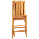 Sklopive vrtne stolice 2 kom 47x47x89 cm od masivne tikovine 362757