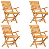 5-dijelni vrtni blagovaonski set od masivne tikovine 3155017