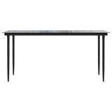 7-dijelni vrtni blagovaonski set od PVC ratana crni 3156577