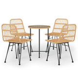 5-dijelni vrtni blagovaonski set od poliratana 3157839