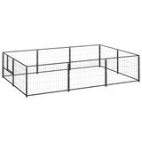 Kavez za pse crni 6 m² čelični 3082110 Kavez za pse crni 6 m² čelični 3082110