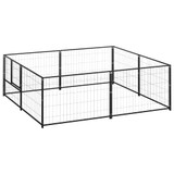Kavez za pse crni 4 m² čelični 3082109 Kavez za pse crni 4 m² čelični 3082109