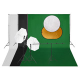 Komplet studijske rasvjete: set svjetala, pozadina i reflektor 3143935 Komplet studijske rasvjete: set svjetala, pozadina i reflektor 3143935