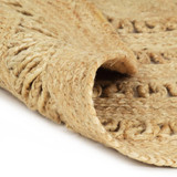 Ručno rađeni pleteni tepih od jute 120 cm 133708