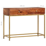 Konzolni stol od masivnog bagremovog drva 100 x 35 x 76 cm 286175 Konzolni stol od masivnog bagremovog drva 100 x 35 x 76 cm 286175