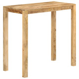 Blagovaonski stol 112 x 55 x 108 cm od masivnog drva manga 350317
