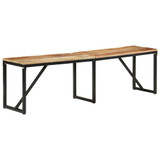 Klupa 160 x 35 x 46 cm od masivnog drva manga 351683 Klupa 160 x 35 x 46 cm od masivnog drva manga 351683