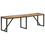 Klupa 160 x 35 x 46 cm od masivnog drva manga 351683 Klupa 160 x 35 x 46 cm od masivnog drva manga 351683